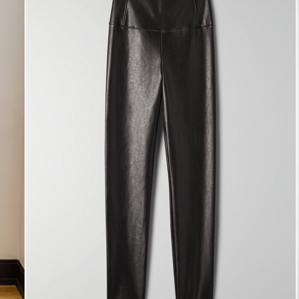 NWT WILFRED DARIA VEGAN LEATHER PANTS